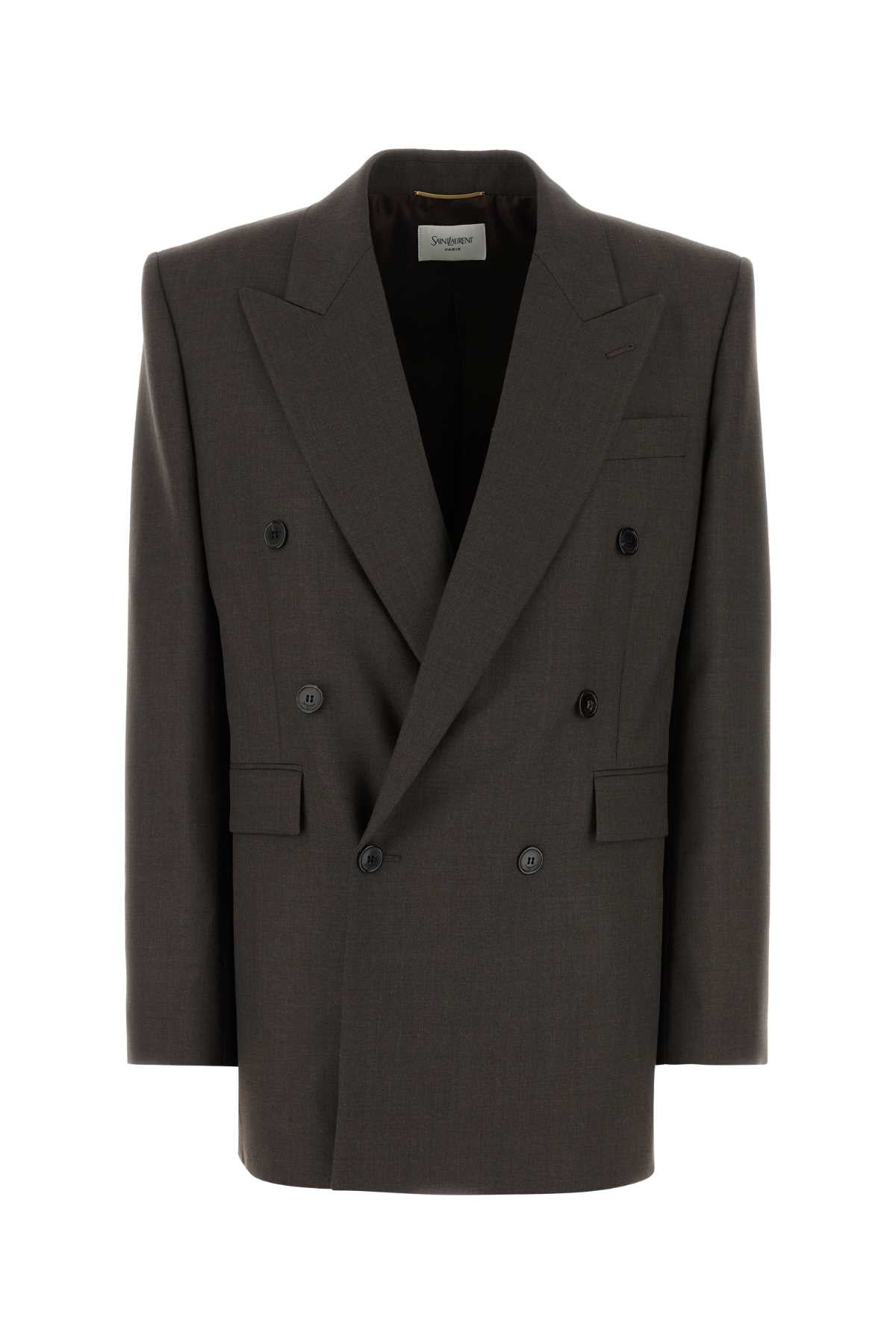 SAINT LAURENT Wool Blazer for Women - SS25 Collection