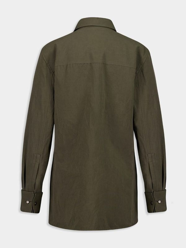 SAINT LAURENT 100% Cotton Women's Shirt for Spring/Summer 2025