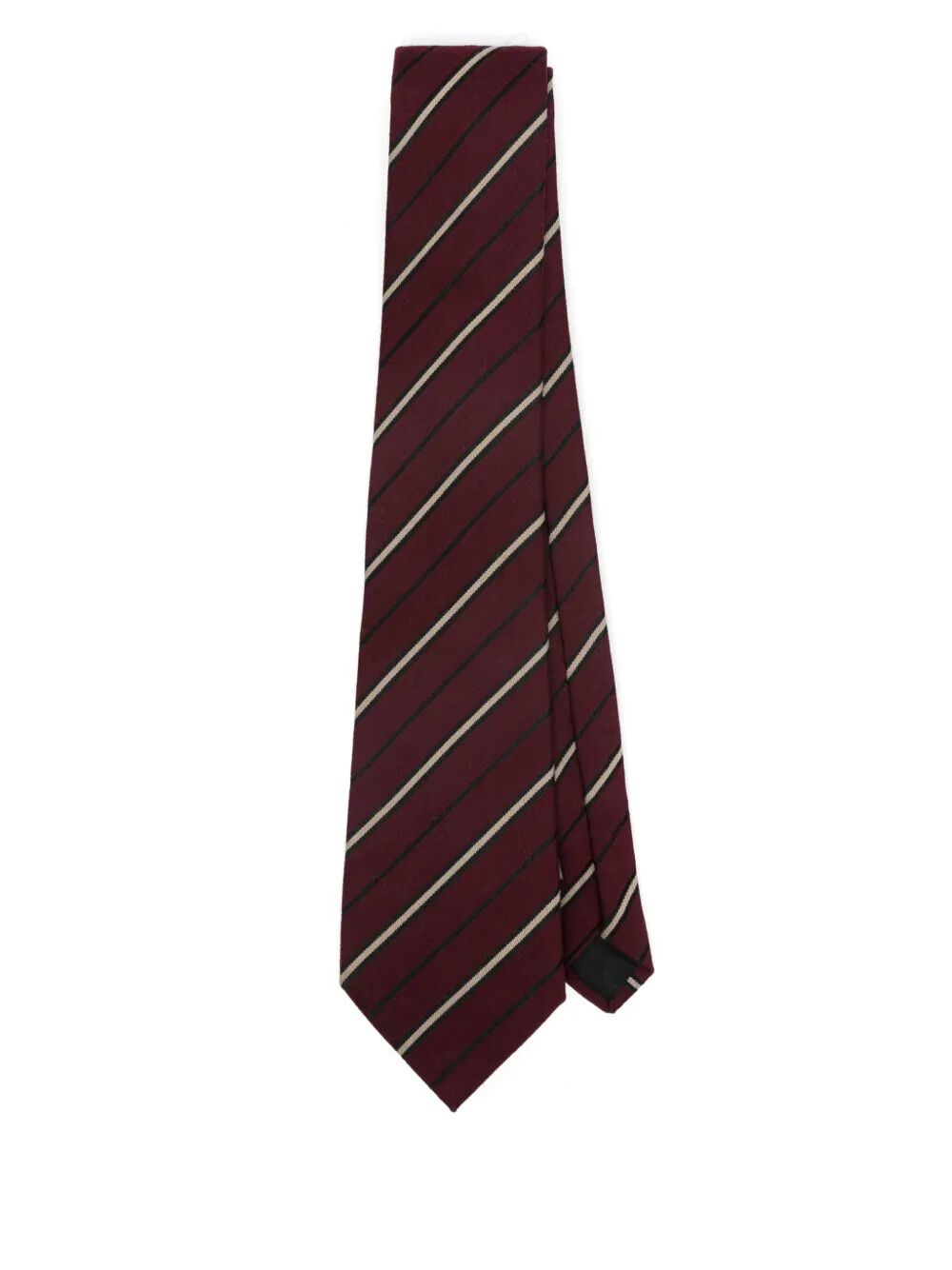 SAINT LAURENT Striped Wide Tie for Men