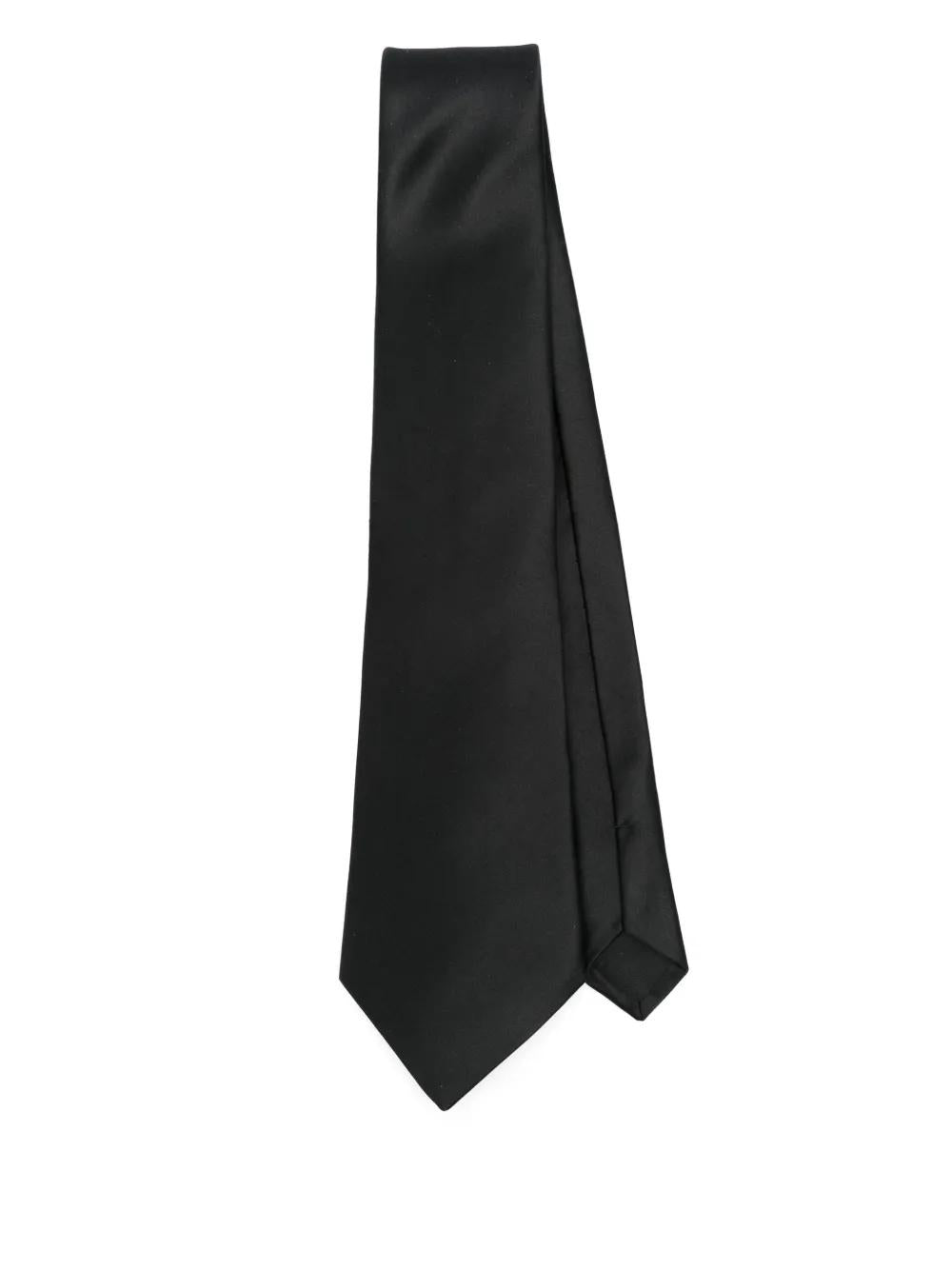 SAINT LAURENT Satin Tie for Women - FW25 Collection