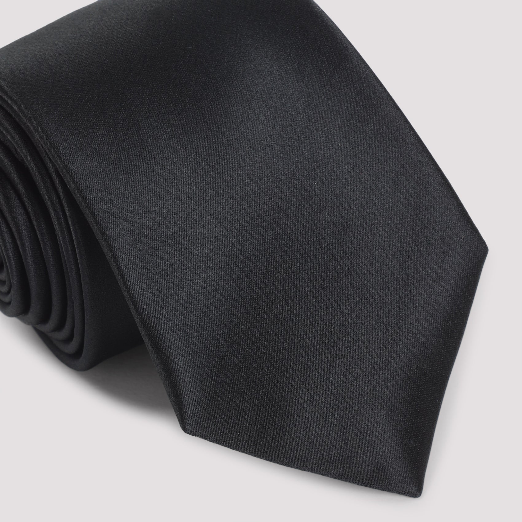 SAINT LAURENT Satin Tie for Women - FW25 Collection
