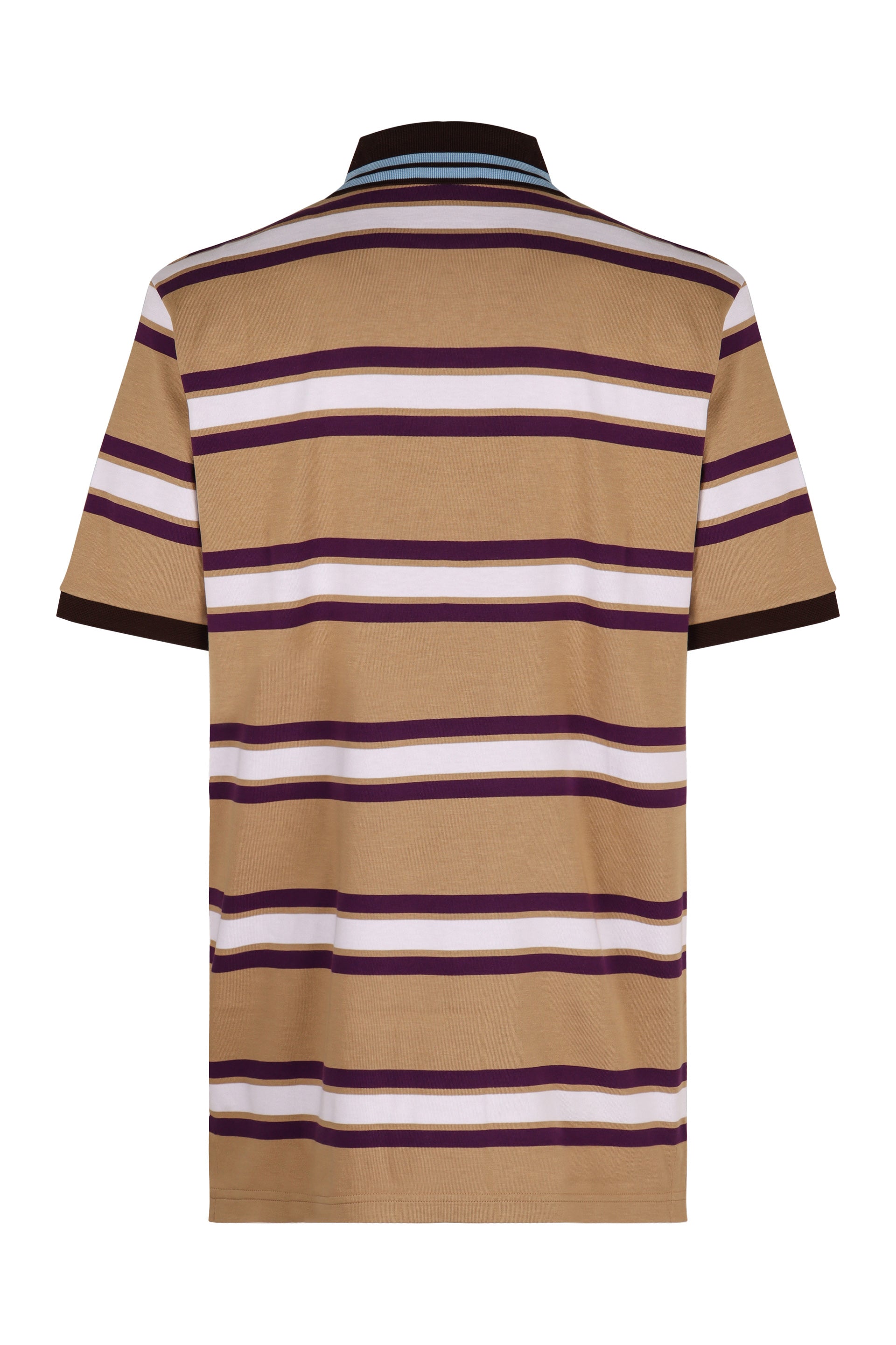 GUCCI Striped Cotton Polo Shirt - SS25
