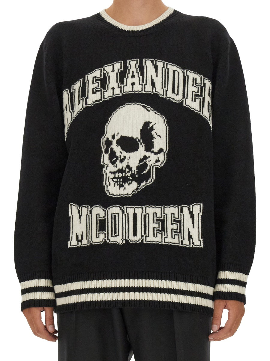 ALEXANDER McQUEEN Varsity Sweater - Regular Fit Size L