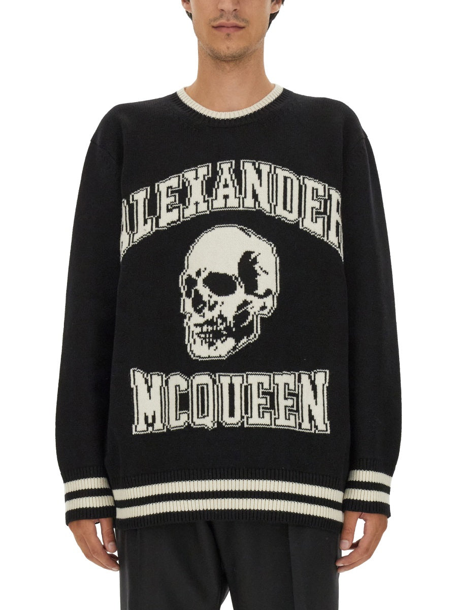 ALEXANDER McQUEEN Varsity Sweater - Regular Fit Size L