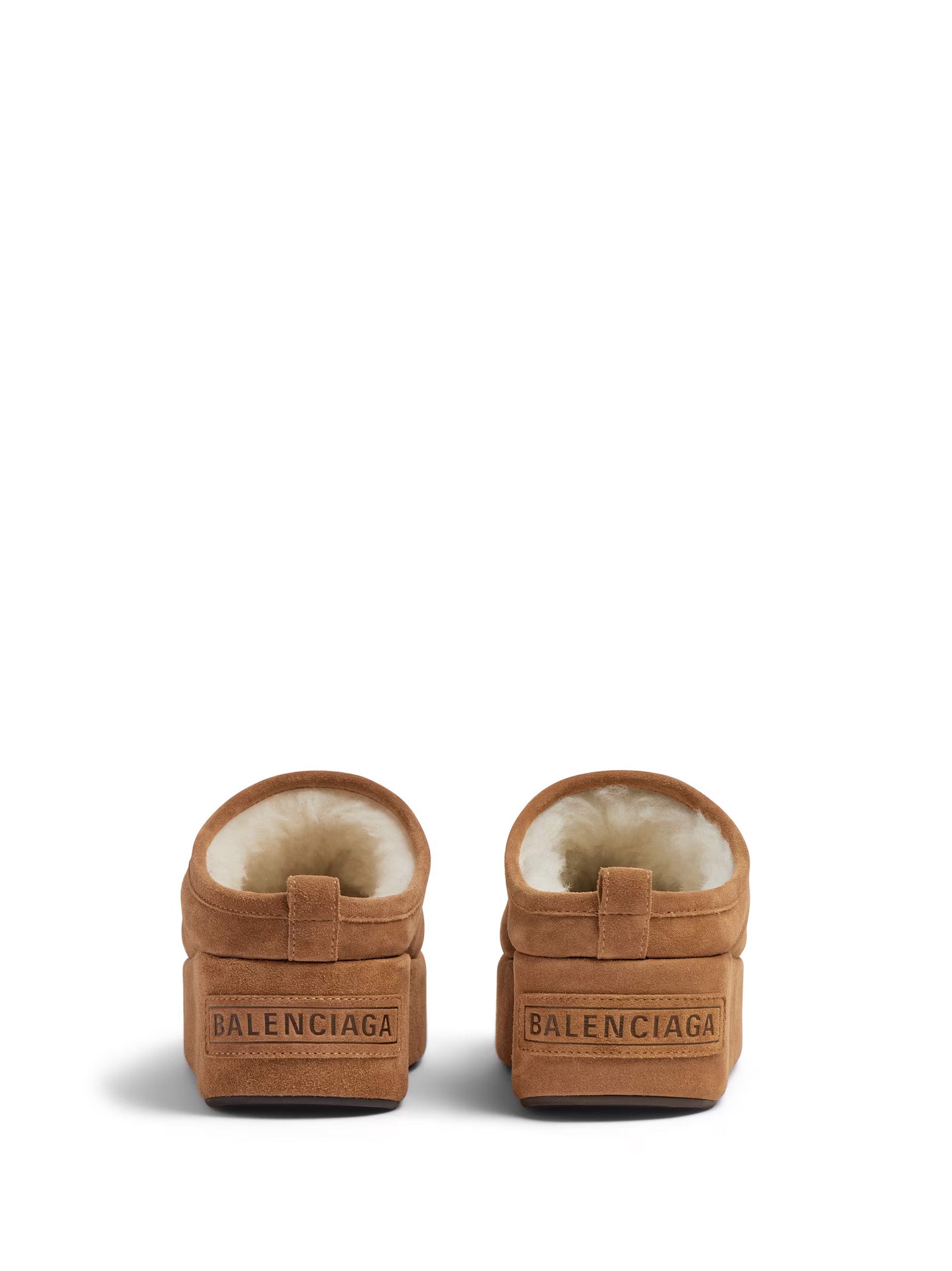 BALENCIAGA Soft Suede Alaska Slippers for Women