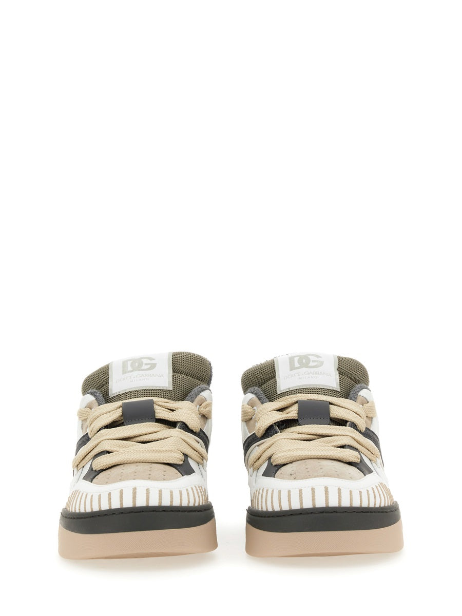 DOLCE & GABBANA Men's Leather Sneakers - New Rome Style