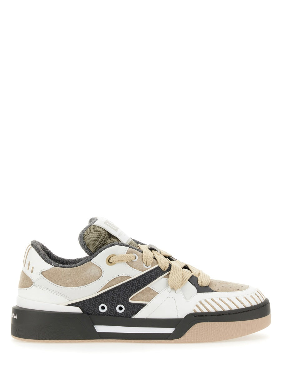 DOLCE & GABBANA Men's Leather Sneakers - New Rome Style