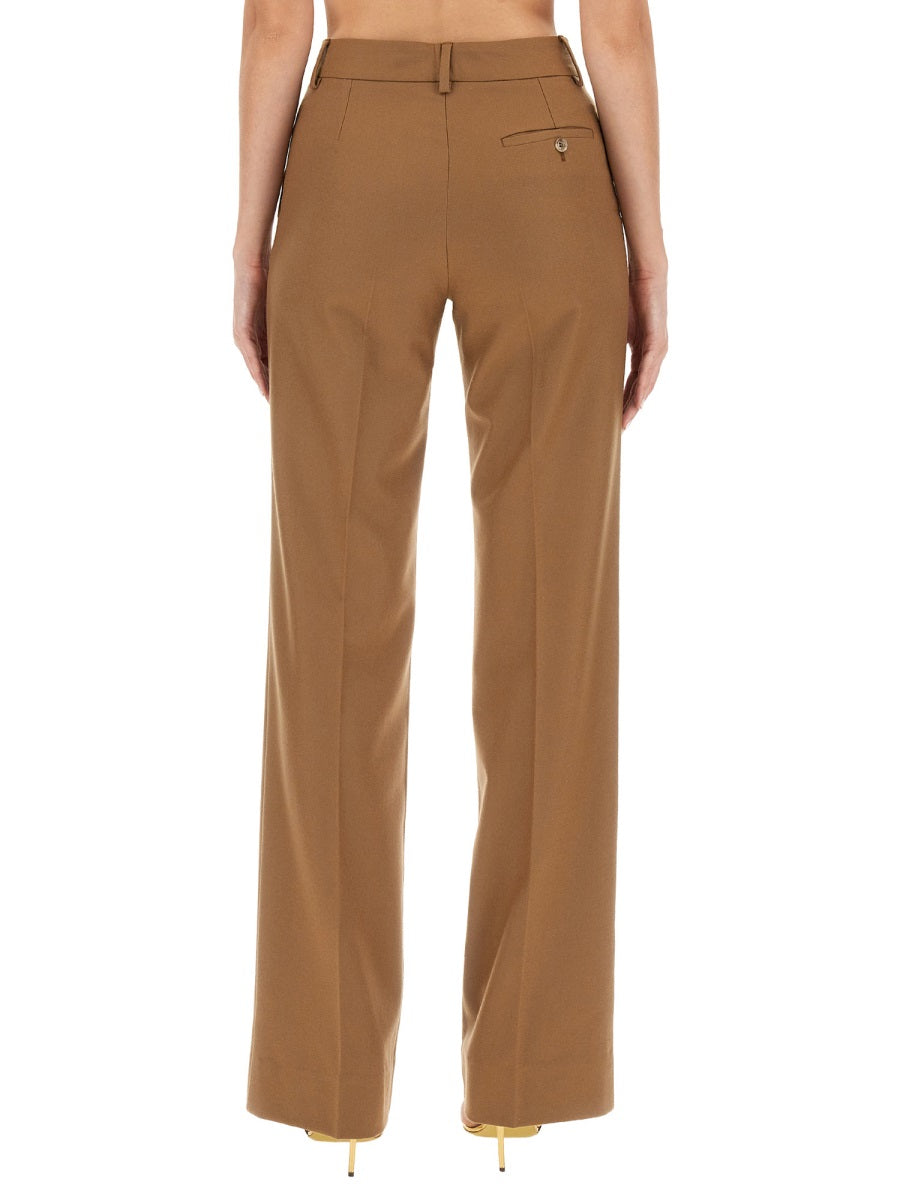 DOLCE & GABBANA Flare Fit Wool Trousers - Size 40