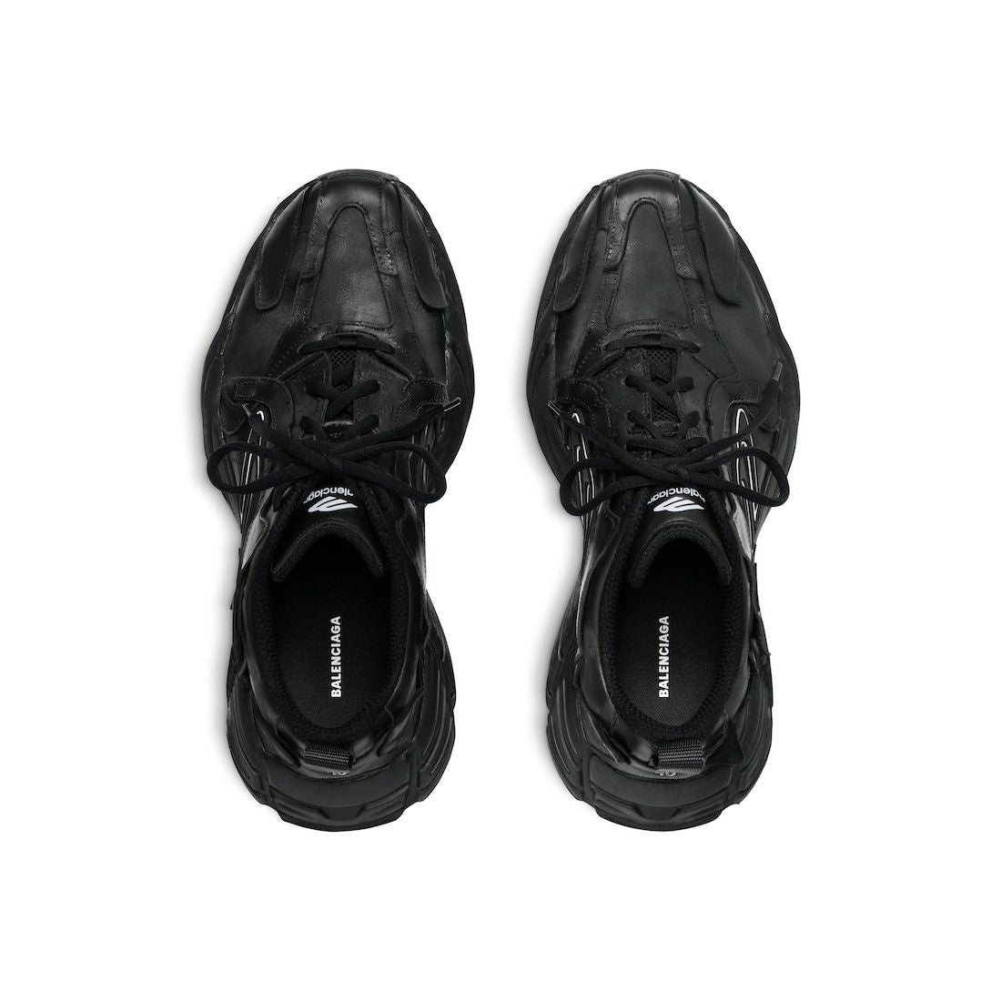 BALENCIAGA Men's Premium Leather Sneakers for FW25
