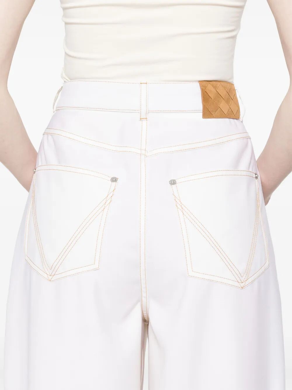 BOTTEGA VENETA Wide-Leg Denim Trousers for Women