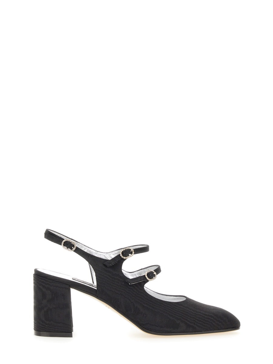 CAREL PARIS Chic Leather Banana Pumps