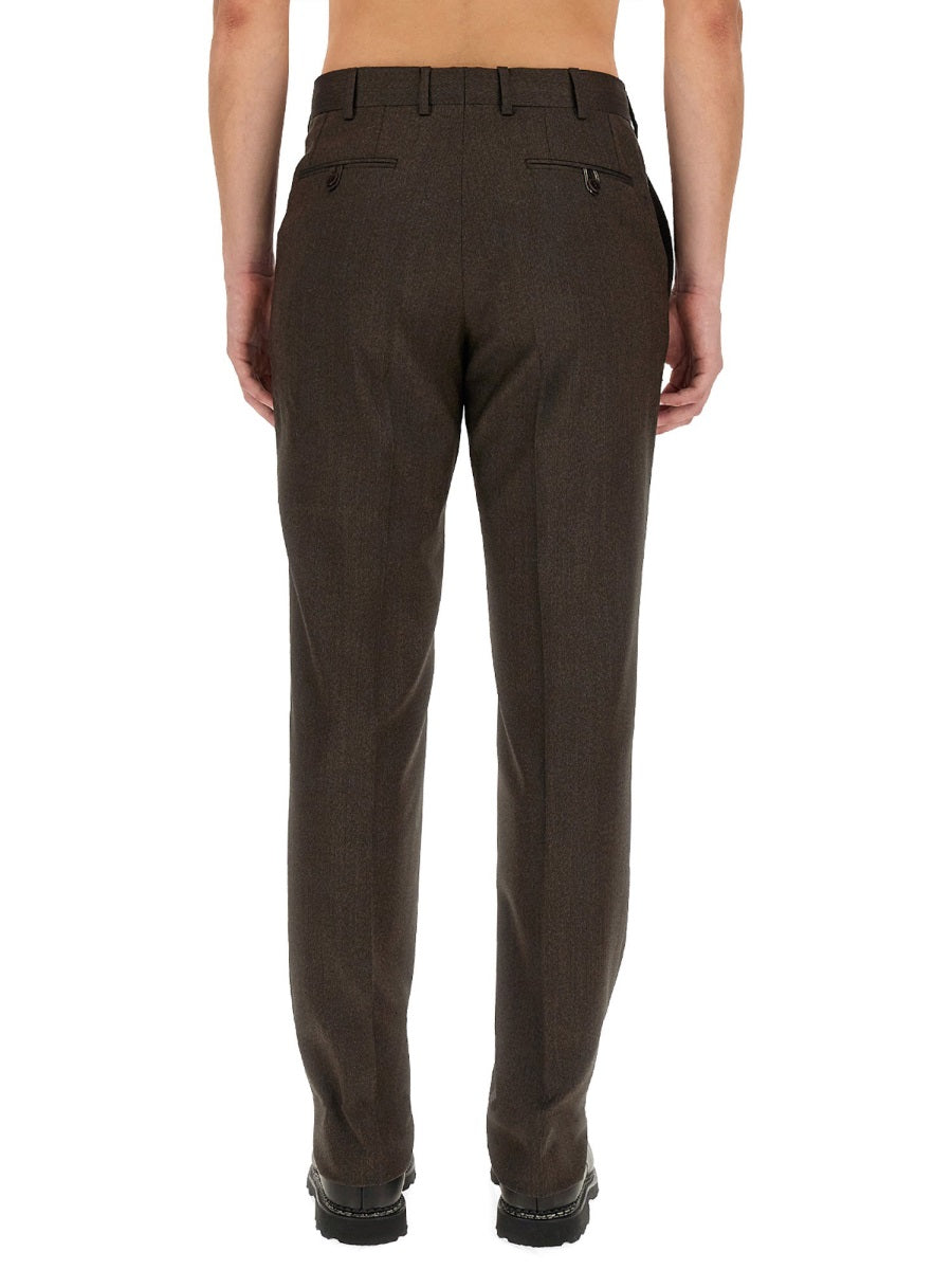 BRIONI Slim Fit Virgin Wool Trousers 50 IT