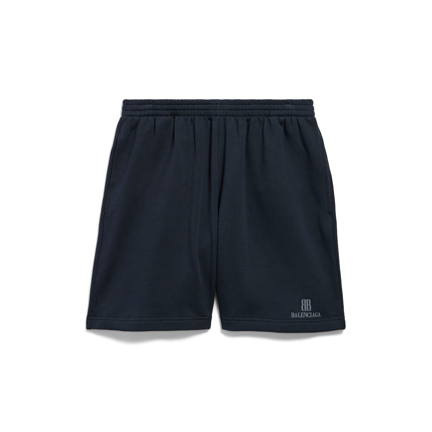 BALENCIAGA Men's Faded Black Casual Shorts