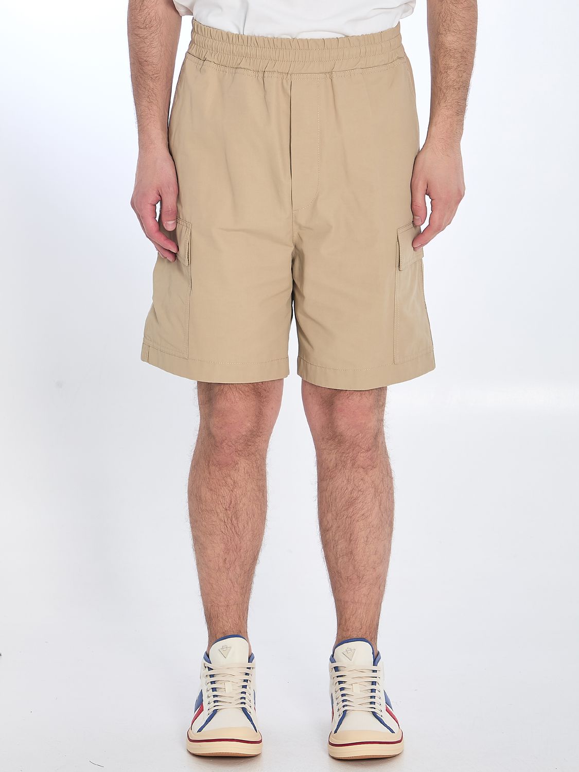 BOTTEGA VENETA Nylon Blend Bermuda Shorts for Men - SS25 Collection