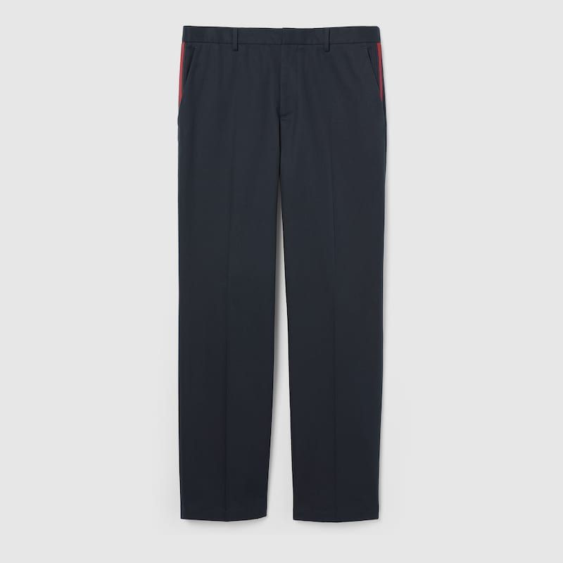GUCCI Cotton Twill Double Waist Pants