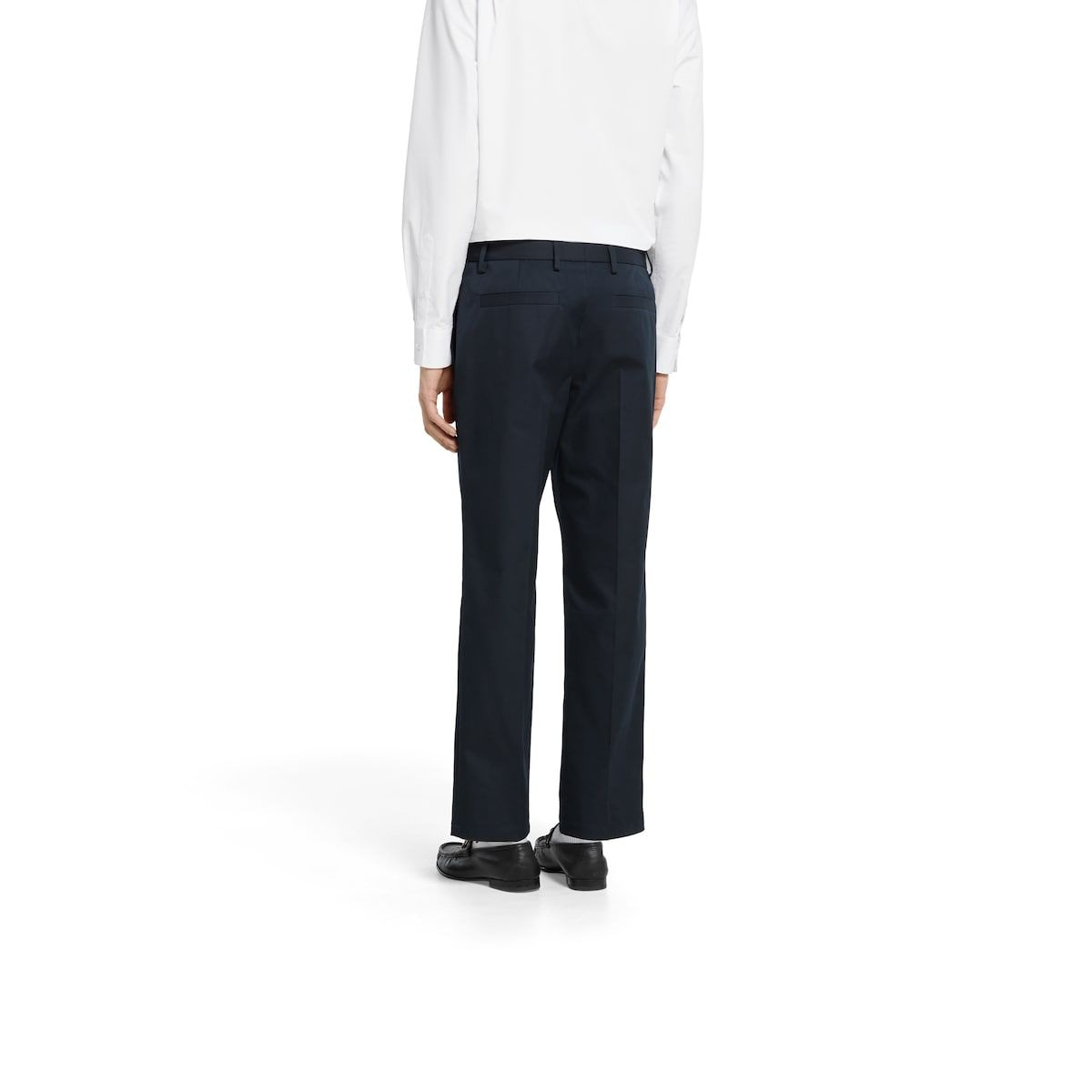 GUCCI Cotton Twill Double Waist Pants