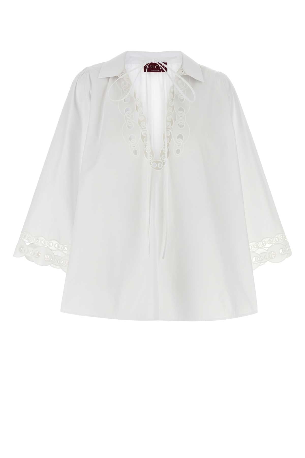 GUCCI Classic Lightweight Poplin Blouse for Women