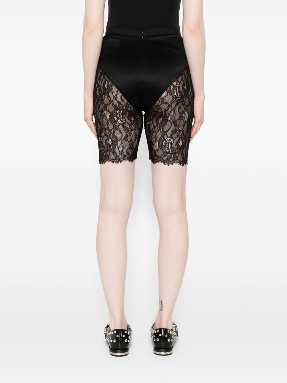 ALEXANDER MCQUEEN Lace Mini Shorts