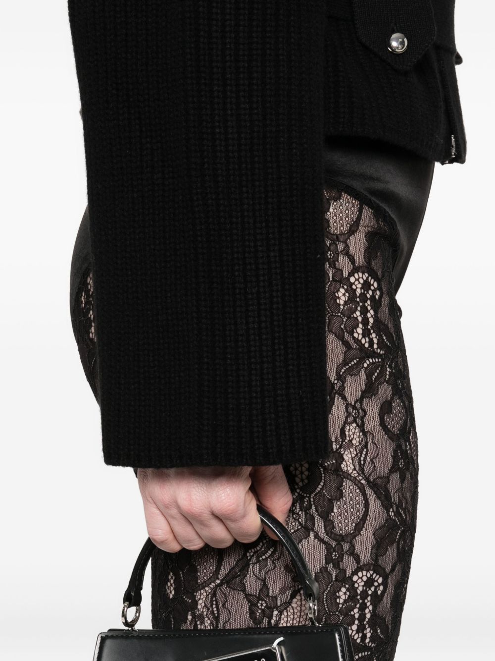 ALEXANDER MCQUEEN Lace Mini Shorts