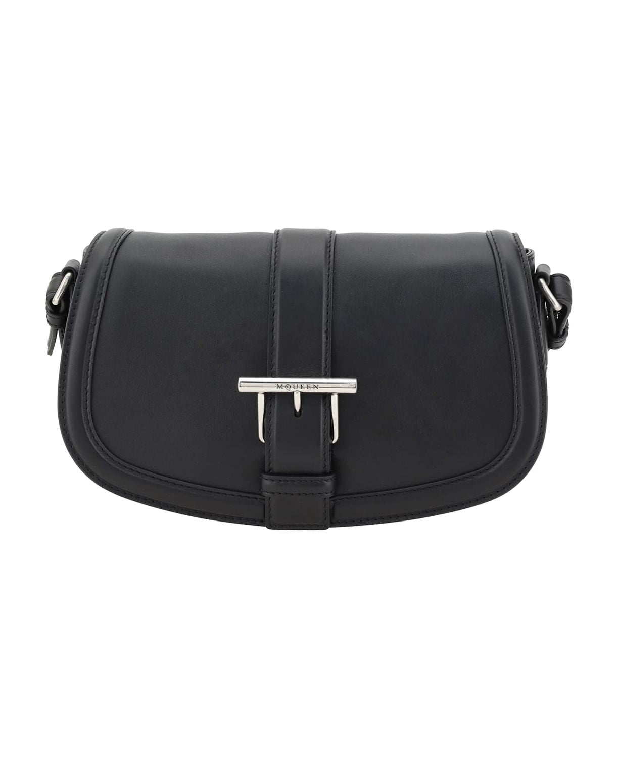 ALEXANDER MCQUEEN Leather Satchel Crossbody Handbag