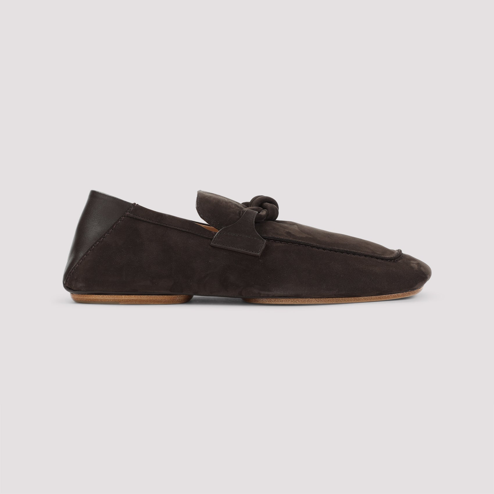 BOTTEGA VENETA Knot Loafers in Suede for Men