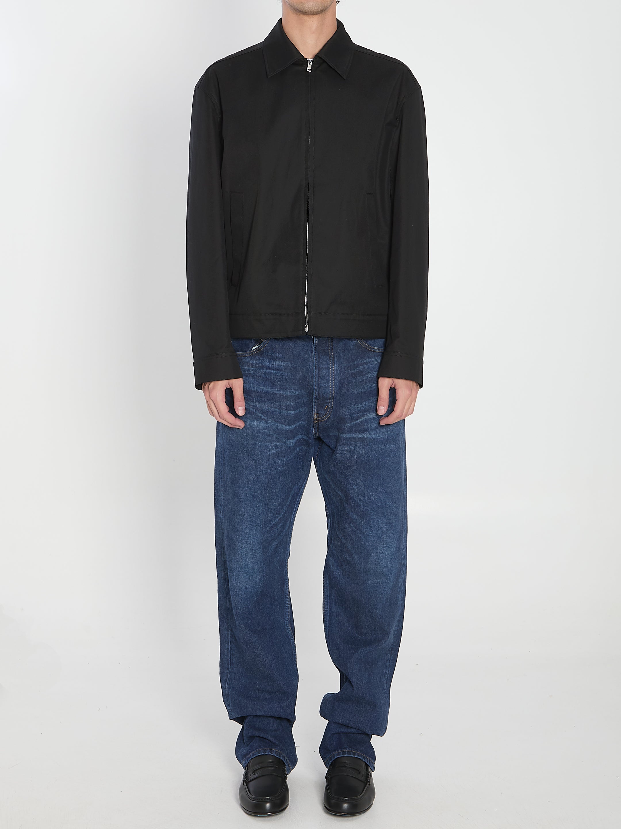 GUCCI Men's Cotton Twill Jacket - Size 50