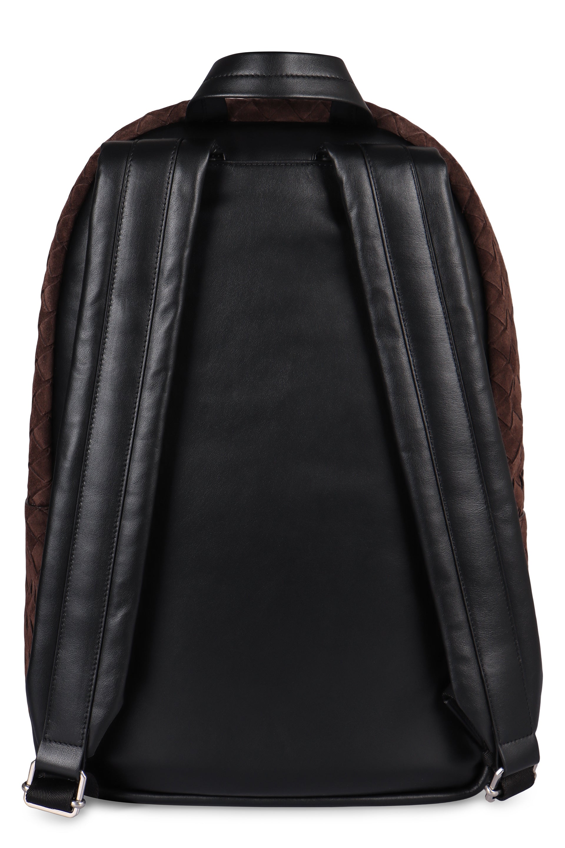 BOTTEGA VENETA Suede Backpack with Double Zipper - 31x45x15 cm
