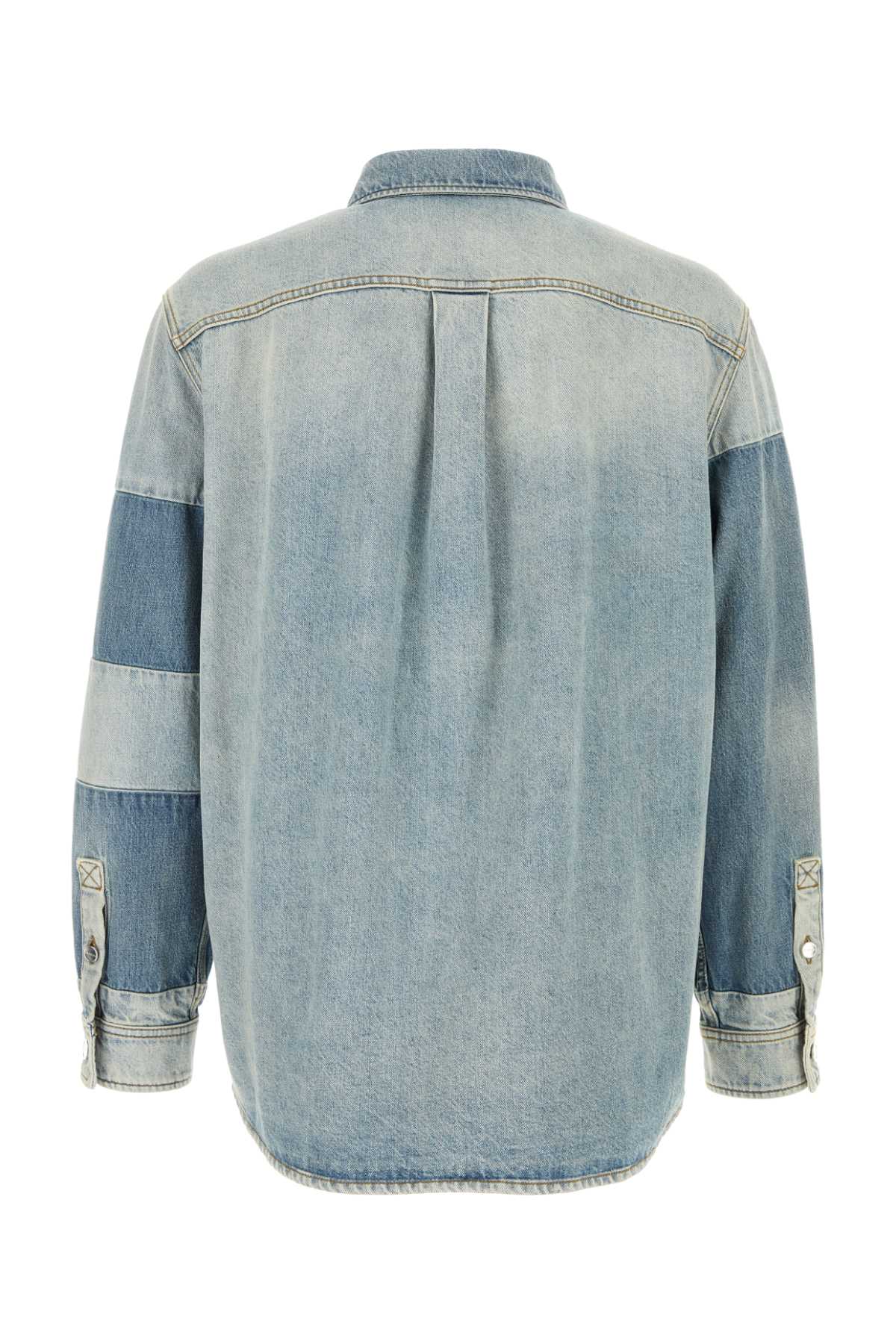 GUCCI Easy Fit Denim Shirt for Men - FW25