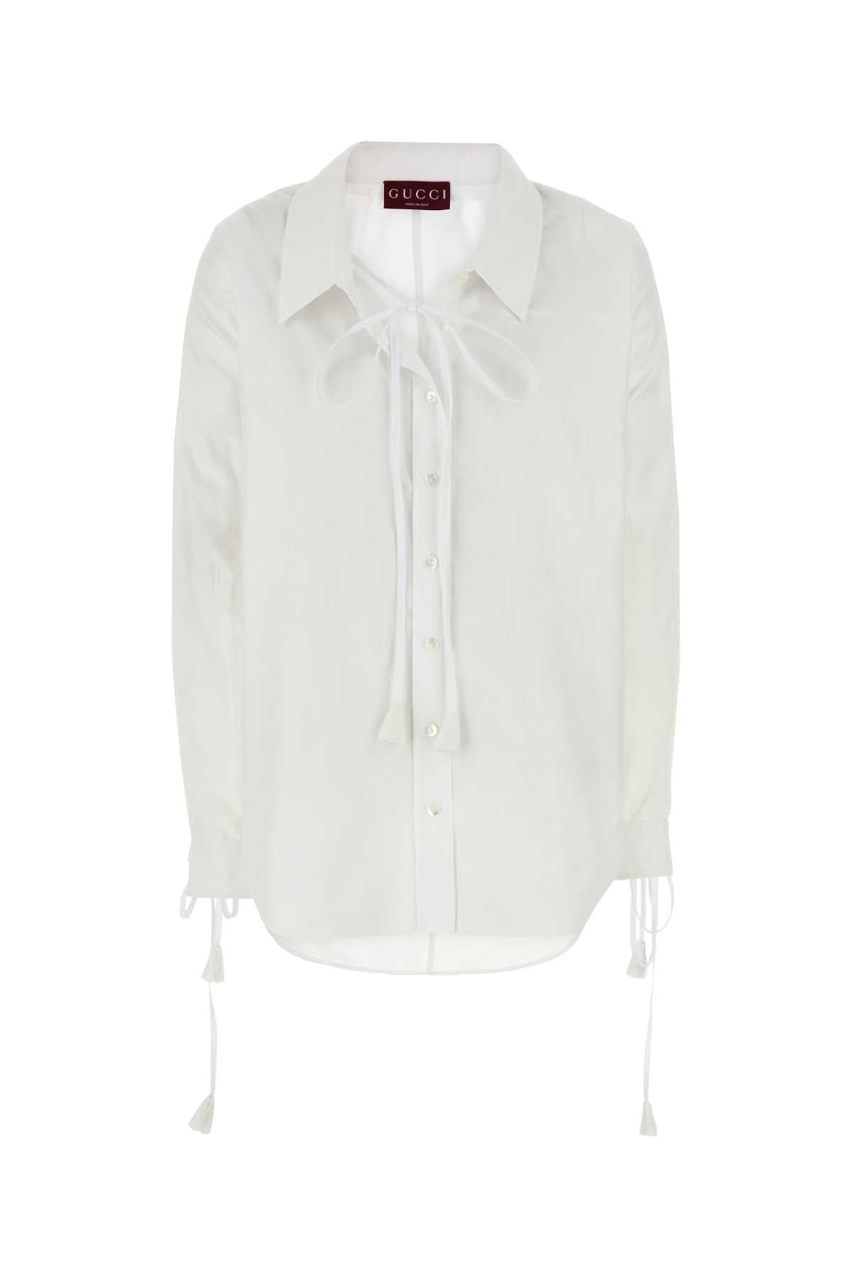 GUCCI Cotton Shirt for Women - SS25 Collection