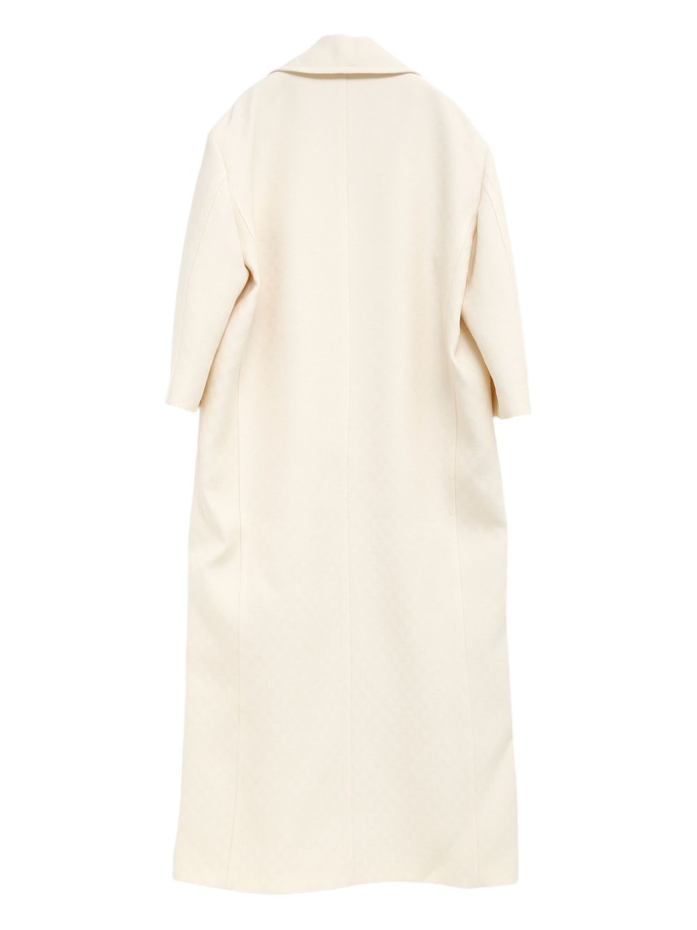 GUCCI Silk and Wool Single-Breasted Coat