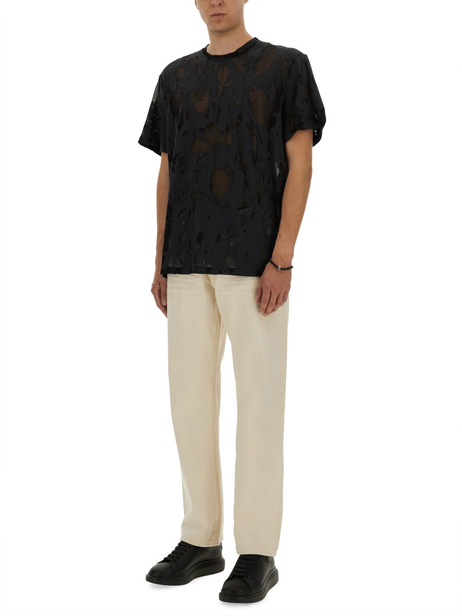 ALEXANDER MCQUEEN Logo T-Shirt - Size L