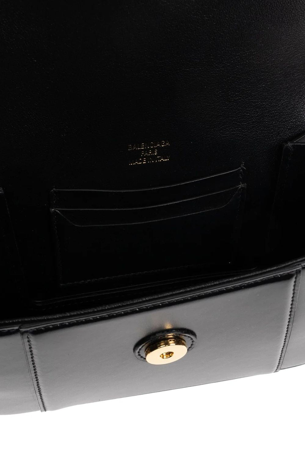 BALENCIAGA Mini Hourglass Flap Handbag