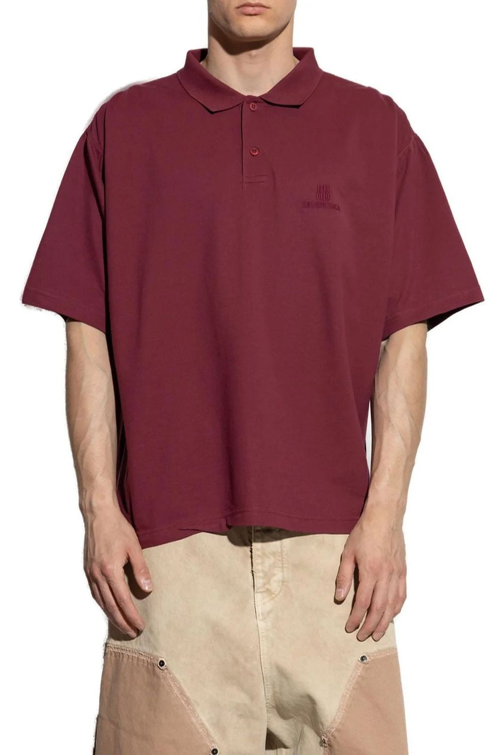 BALENCIAGA Regular Fit Polo Shirt for Men - FW25 Collection