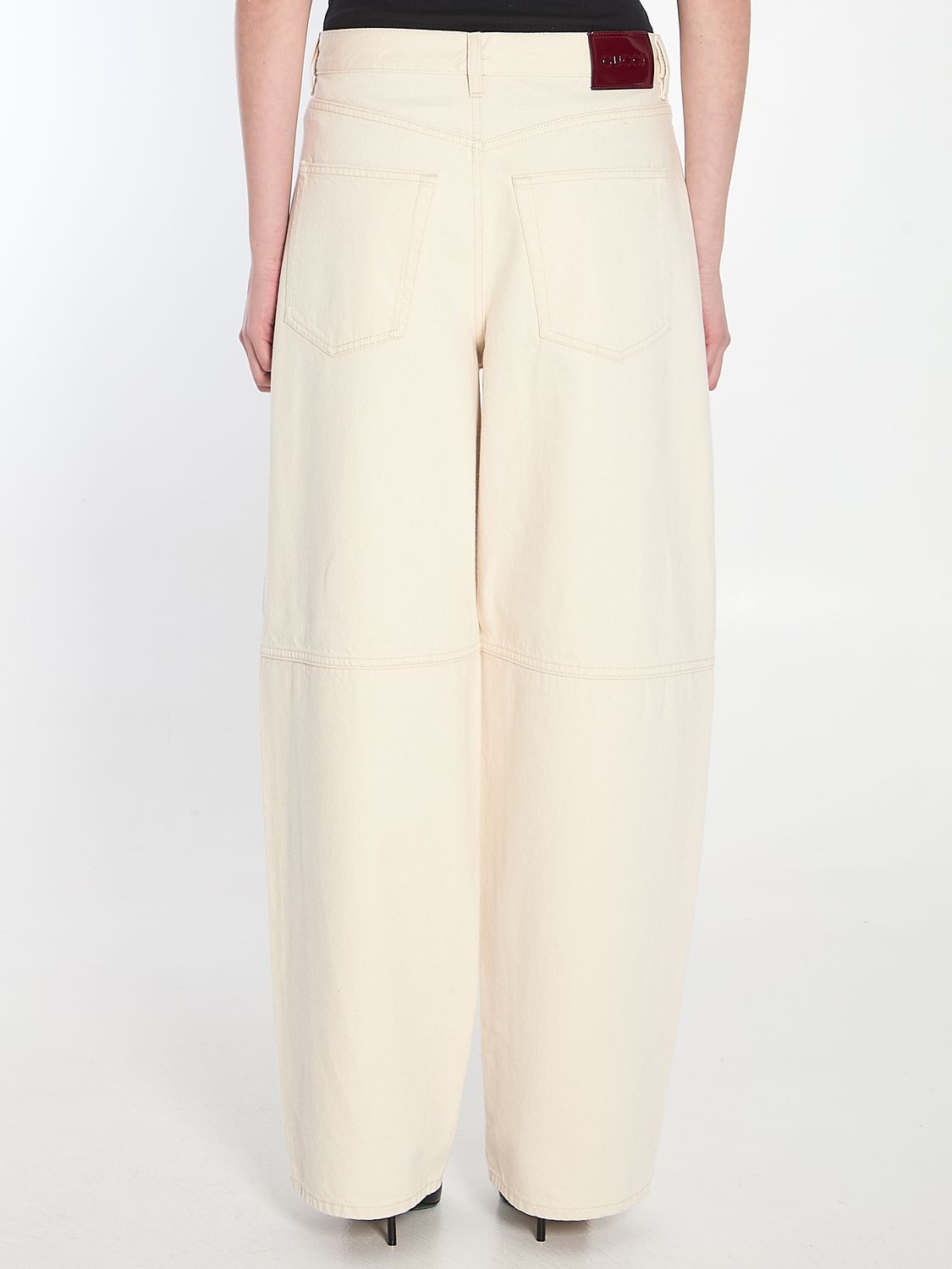 GUCCI High-Waist Tapered-Fit Trousers