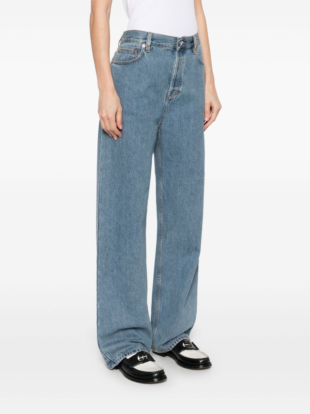 GUCCI Baggy Denim Cotton Jeans for Women
