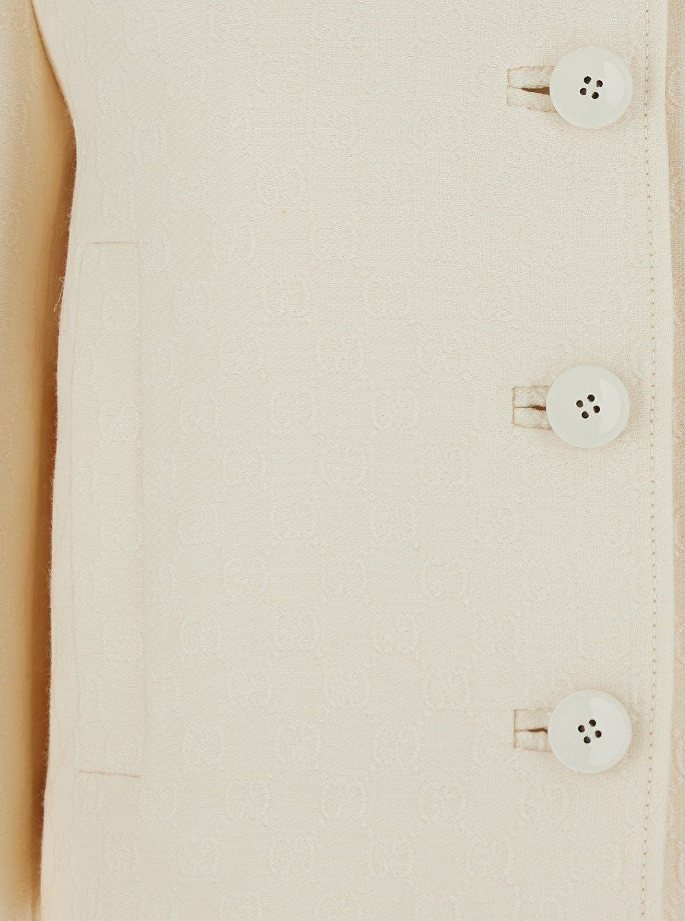 GUCCI Elegant Women's Wool and Silk Jacket