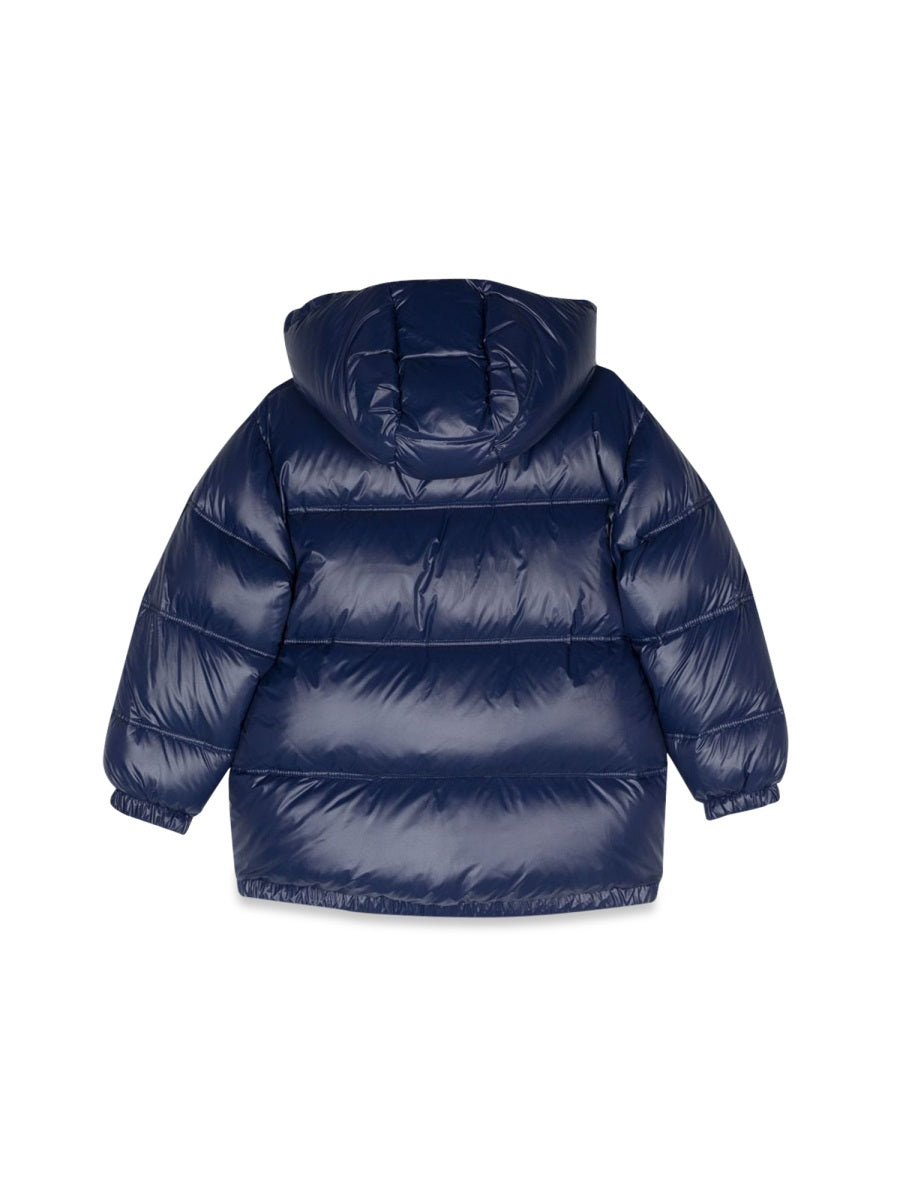 VERSACE Unisex Mini Down Jacket with Logo