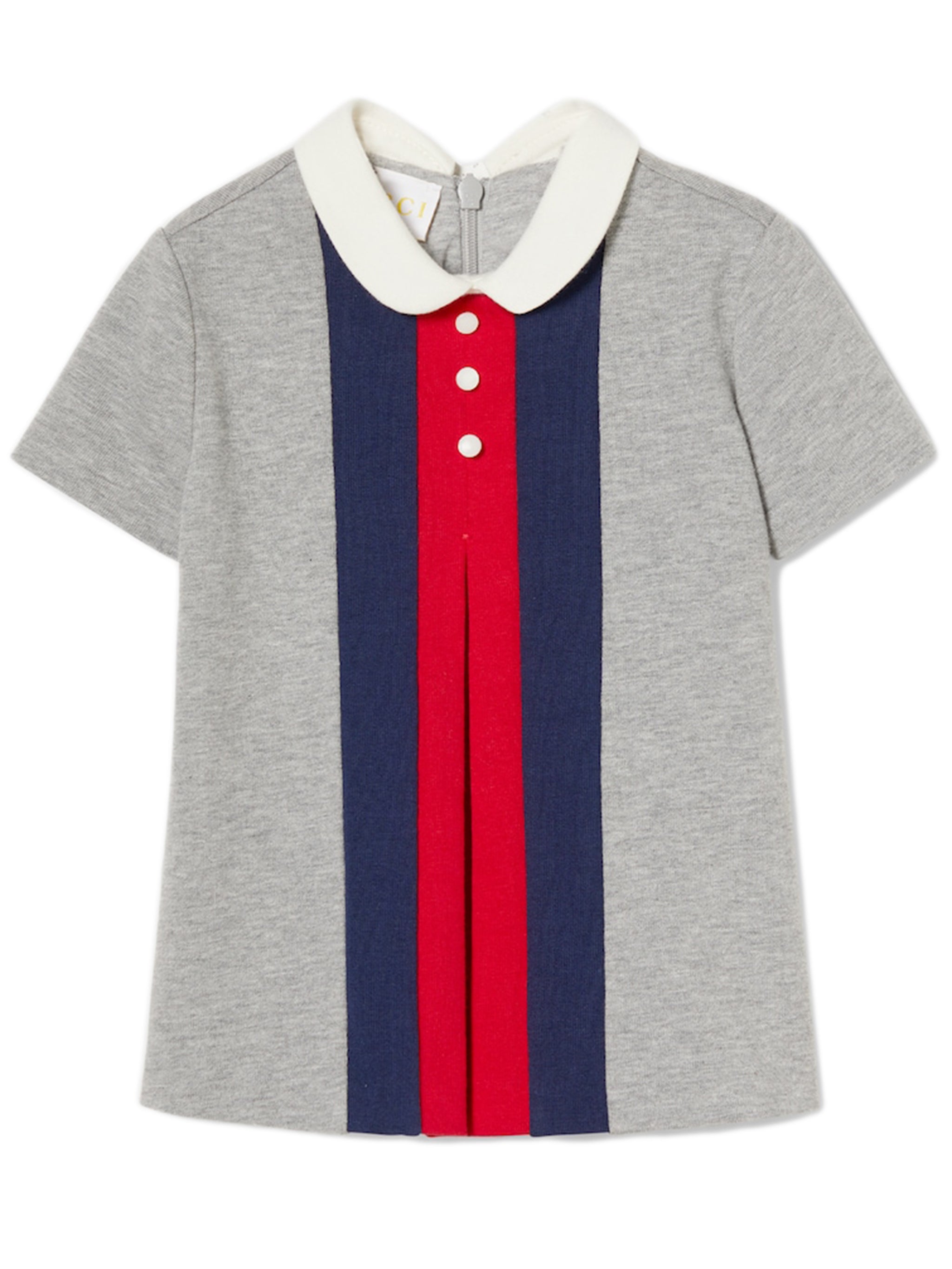 GUCCI KIDS Mini Dress with Web Stripe for Girls