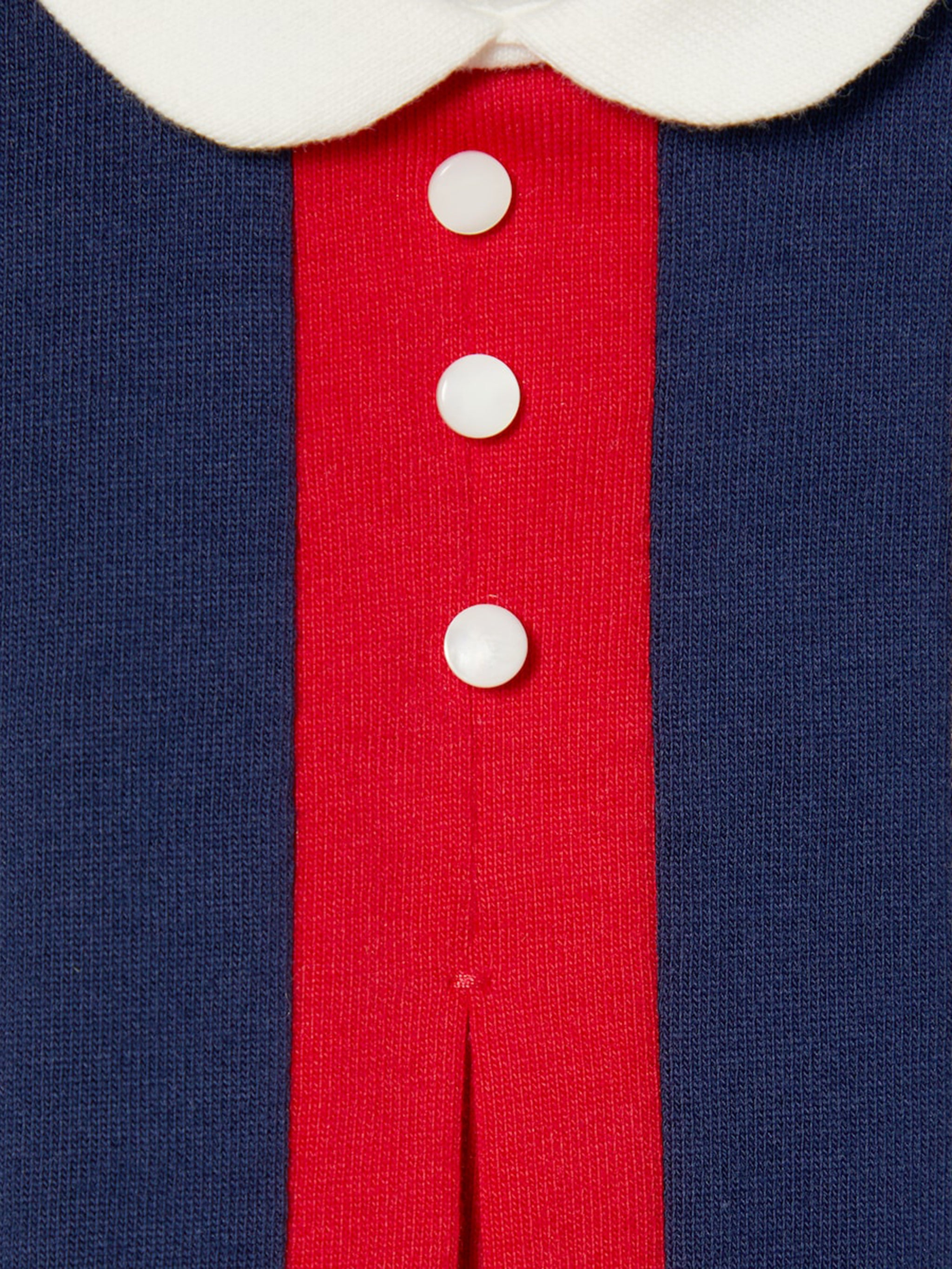 GUCCI KIDS Mini Dress with Web Stripe for Girls