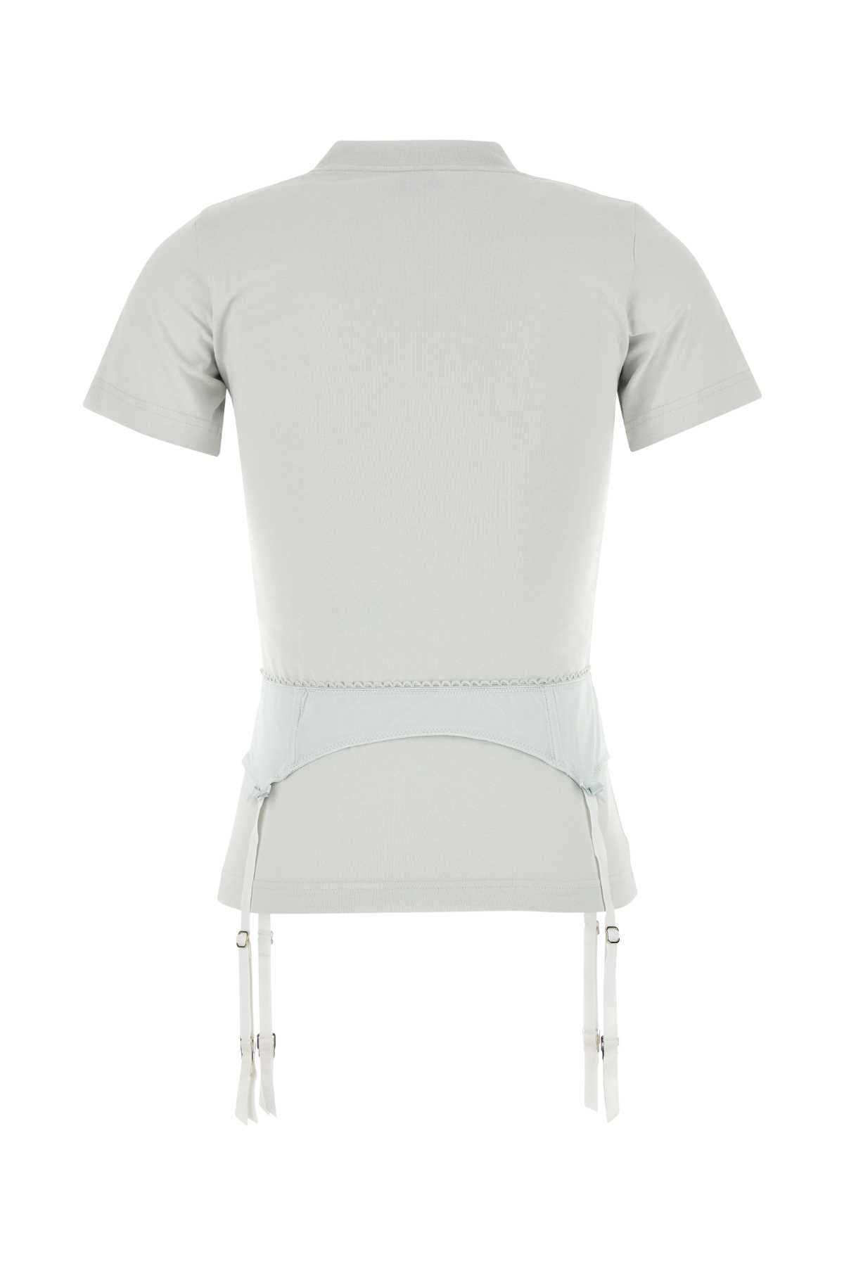 BALENCIAGA Chalk Stretch Cotton T-Shirt