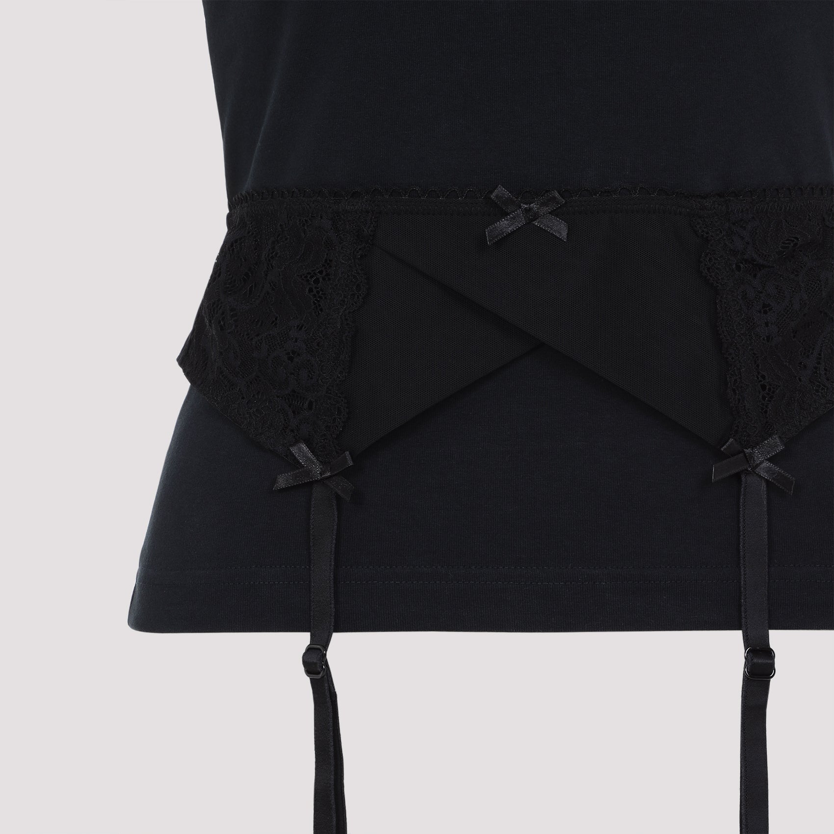 BALENCIAGA Stretch Cotton Lingerie T-Shirt