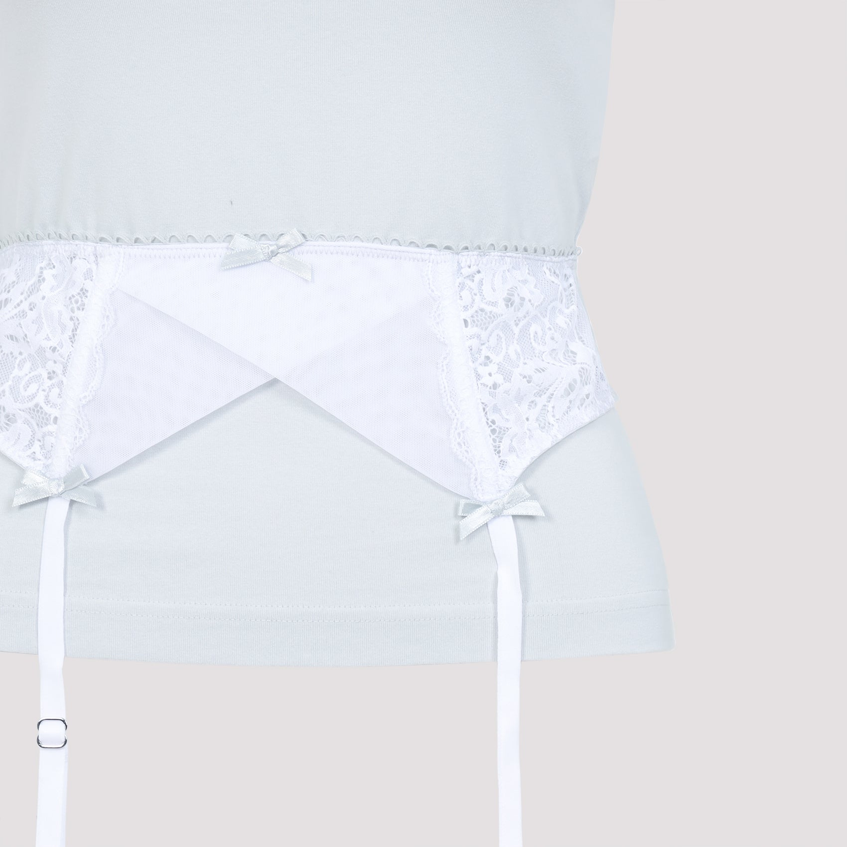 BALENCIAGA Chalk Stretch Cotton T-Shirt