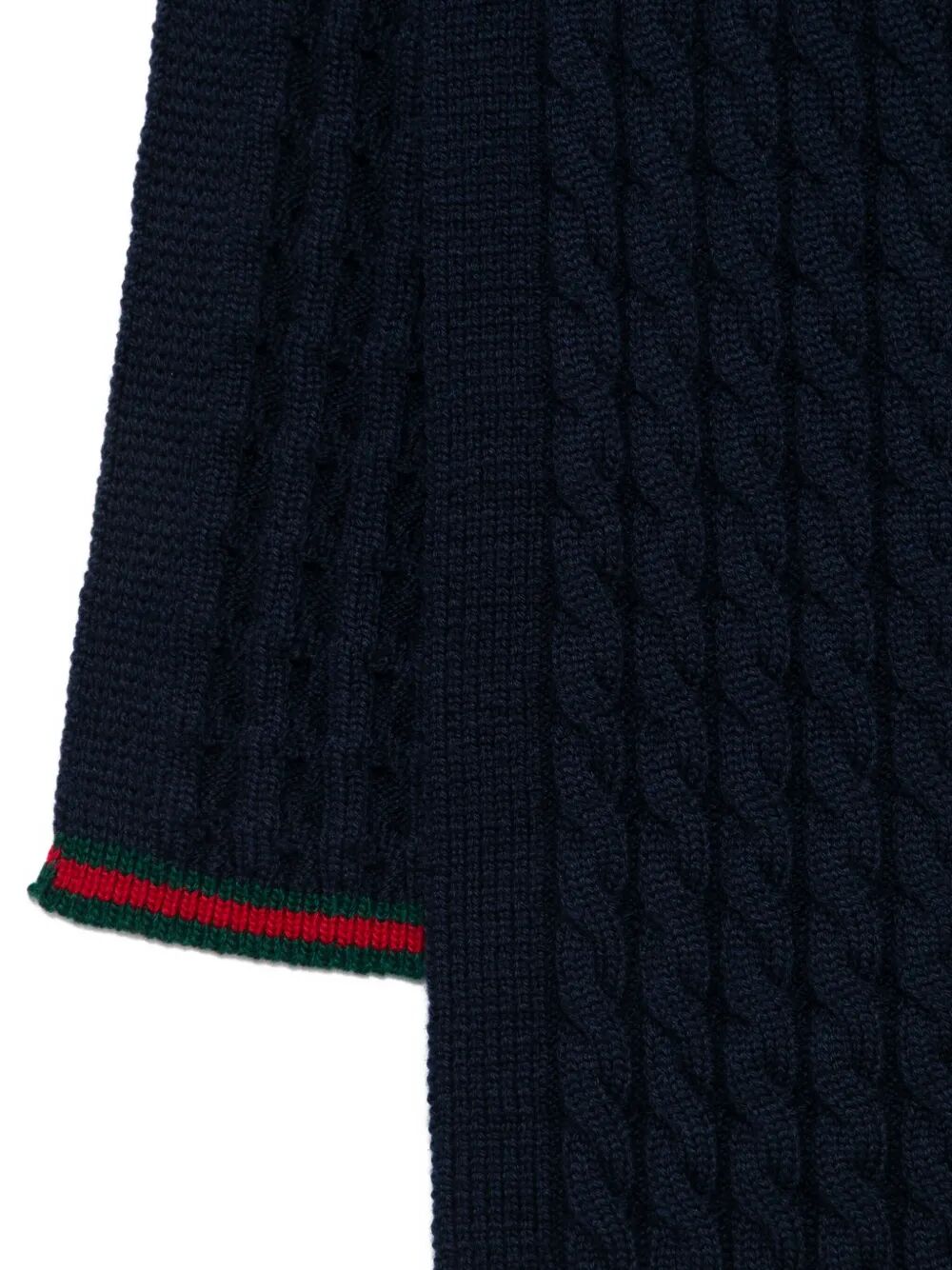 GUCCI KIDS Junior Long Tricot Scarf for Boys