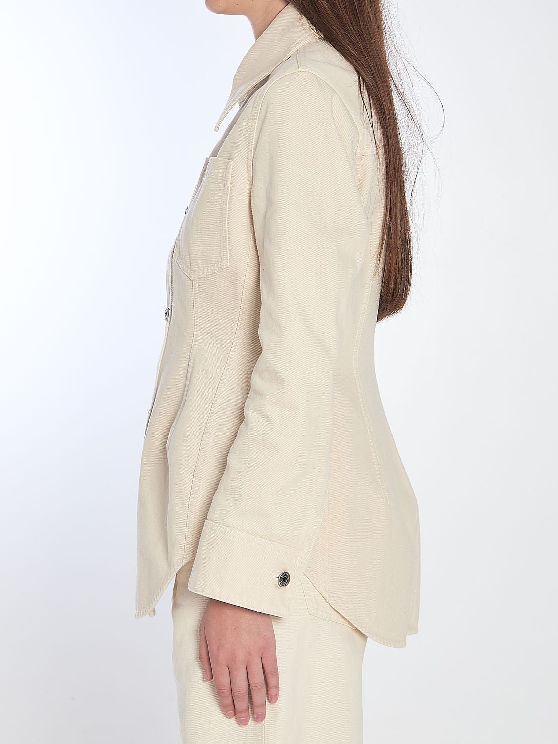 BOTTEGA VENETA Fitted Denim Shirt