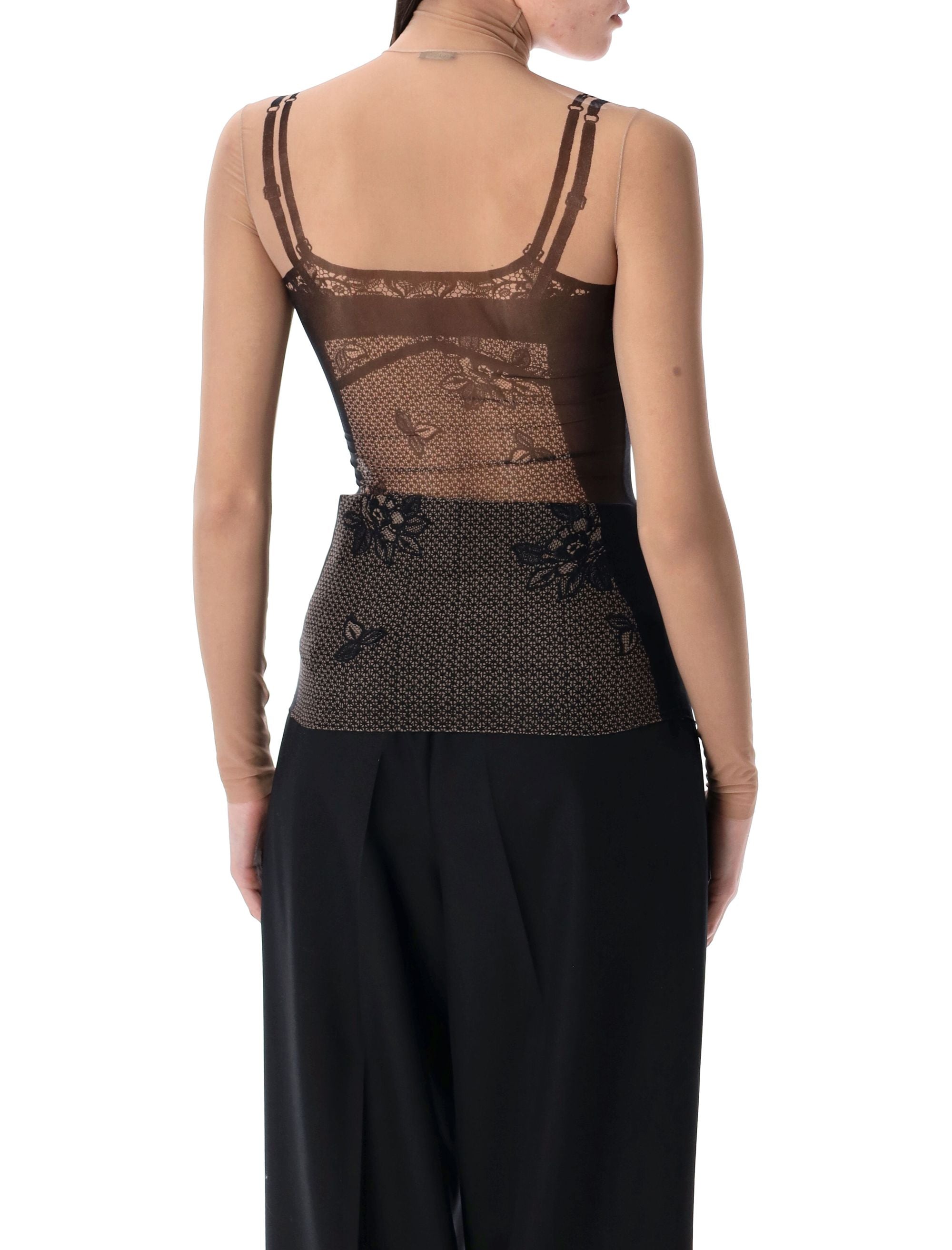 BALENCIAGA Trompe L'Œil Mini Lingerie Top - Size S
