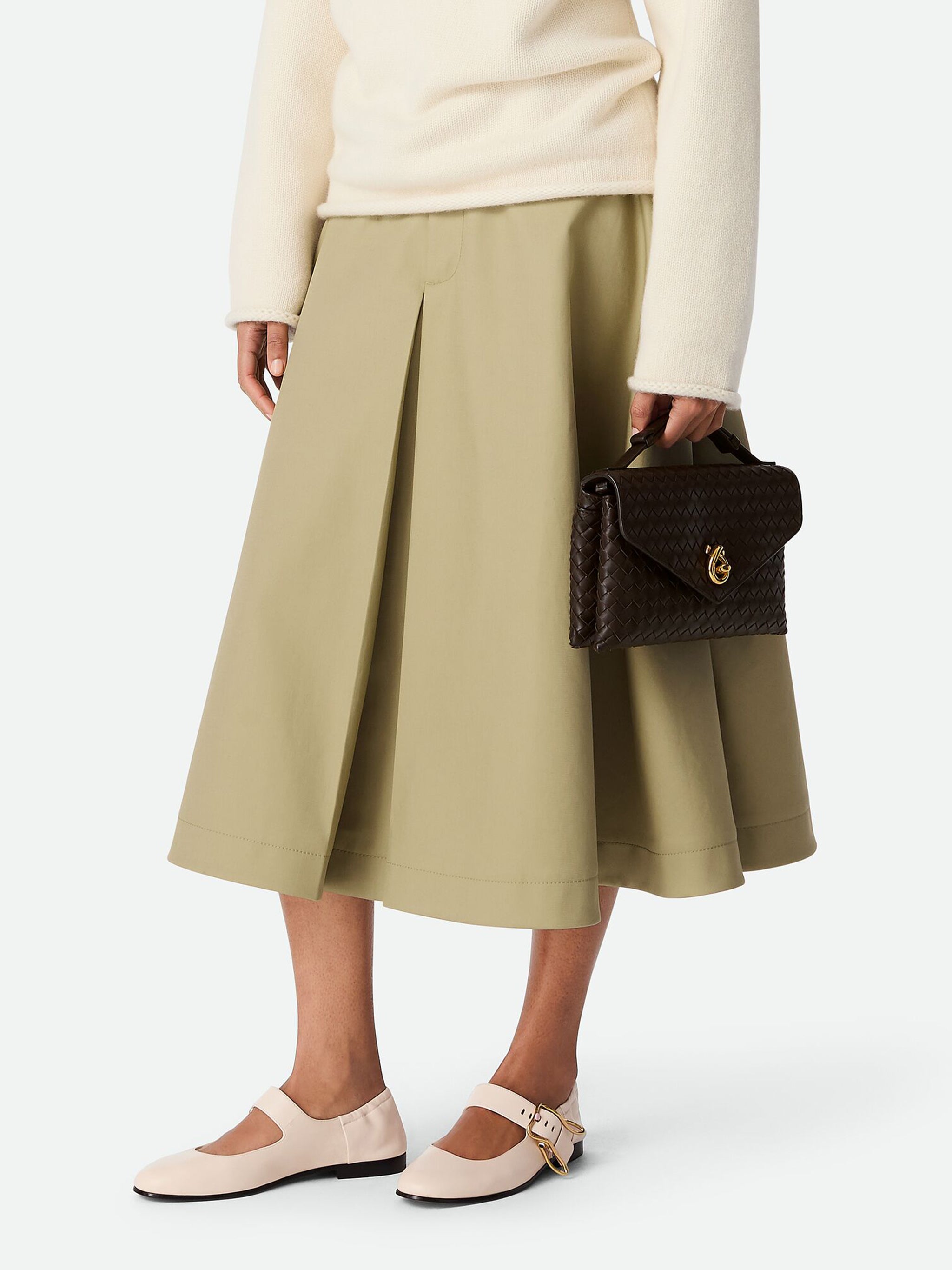 BOTTEGA VENETA Astaire Mini Mary-Jane Ballerina Sandals