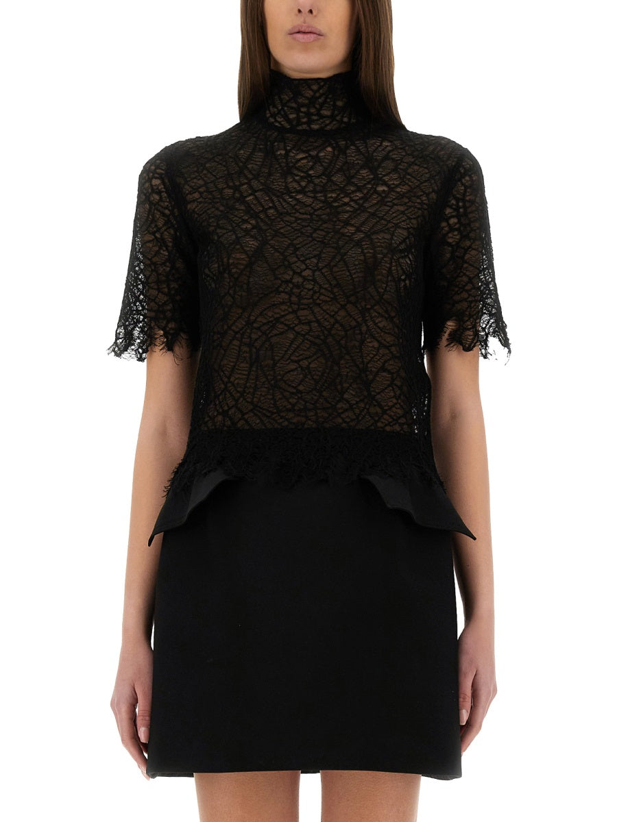 ALEXANDER MCQUEEN Lace Mini T-Shirt