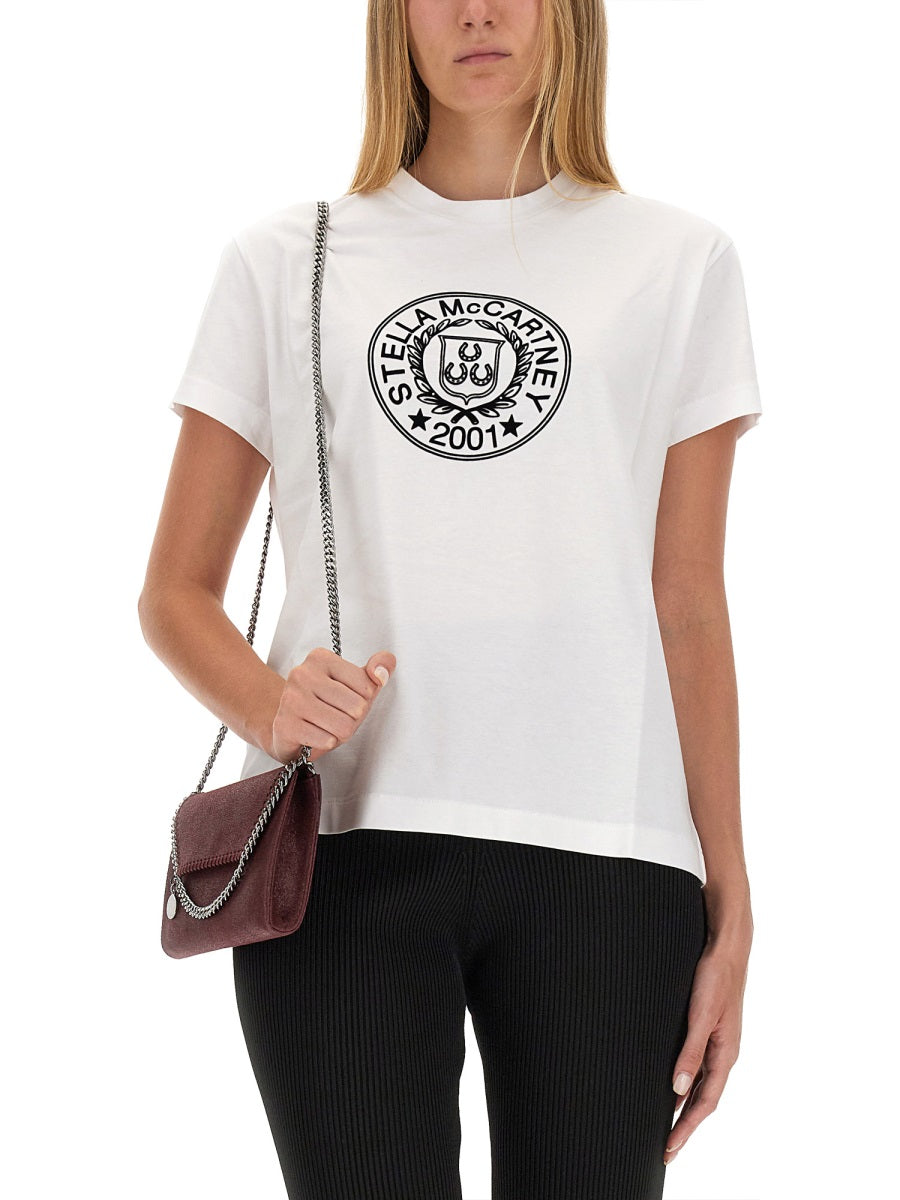 STELLA McCARTNEY Logo T-Shirt - Regular Fit - Size S