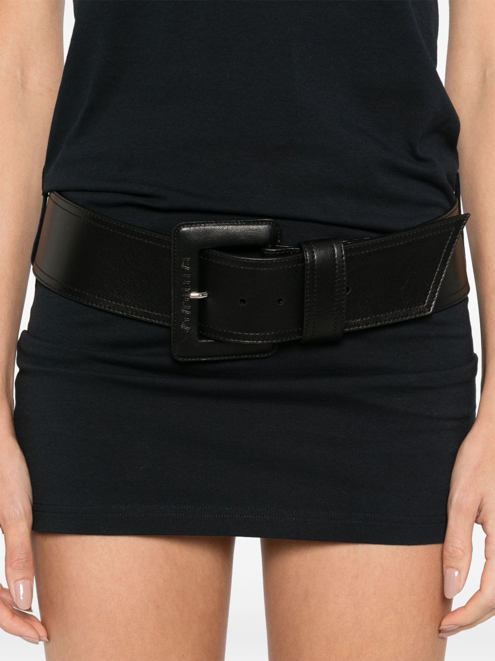 BALENCIAGA Belted Waist Mini Dress for Women - SS25