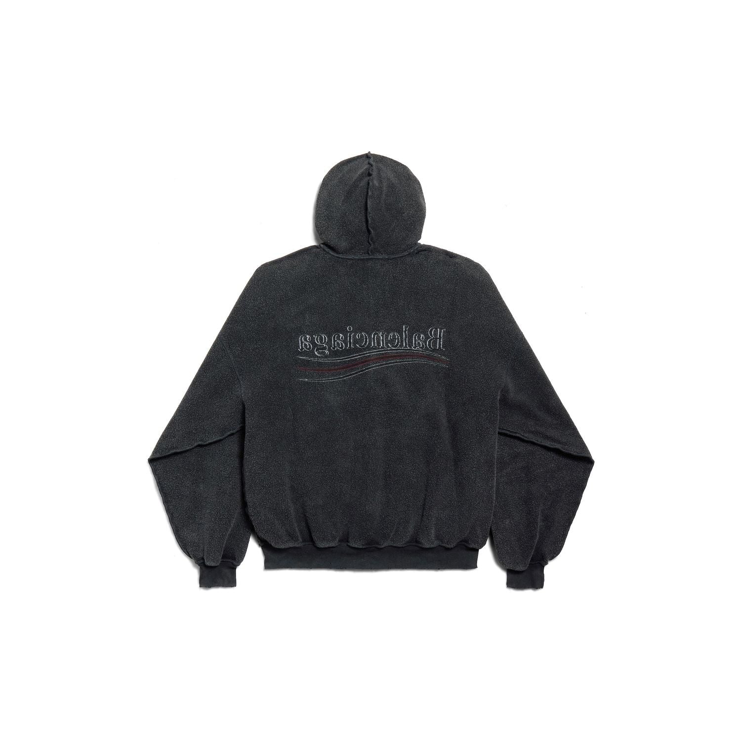 BALENCIAGA Large Zip-Up Hoodie for Men